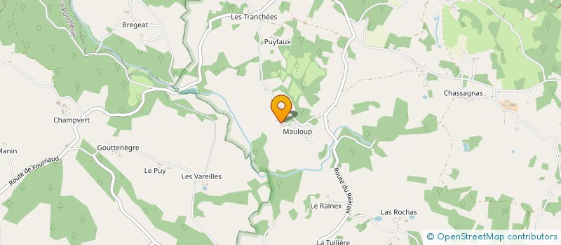 localisation de l'entreprise MONSIEUR EMILE LATRONCHE à LA CROISILLE-SUR-BRIANCE