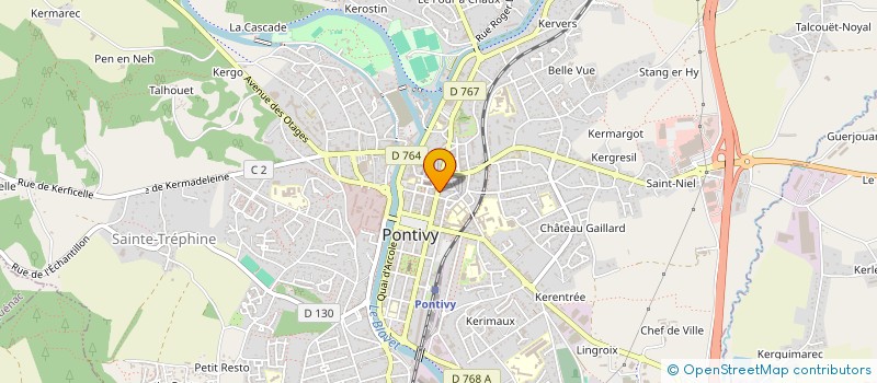 localisation de l'entreprise MONSIEUR EMILE LAUDRIN  PONTIVY