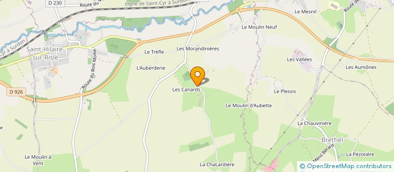localisation de l'entreprise MONSIEUR EMILE LAUNAY à SAINT-HILAIRE-SUR-RILE
