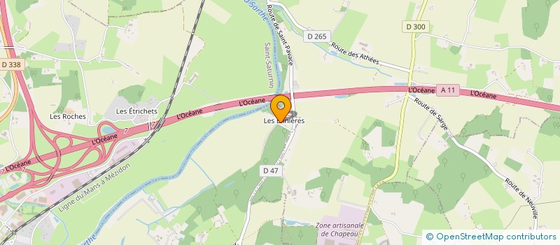 localisation de l'entreprise MONSIEUR EMILE LE GOURRIELLEC  SARGE LES LE MANS