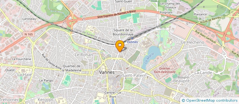 localisation de l'entreprise MONSIEUR EMILE LE LAGADEC  VANNES