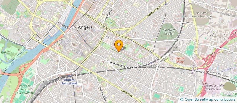 localisation de l'entreprise MONSIEUR EMILE LEBARON  ANGERS