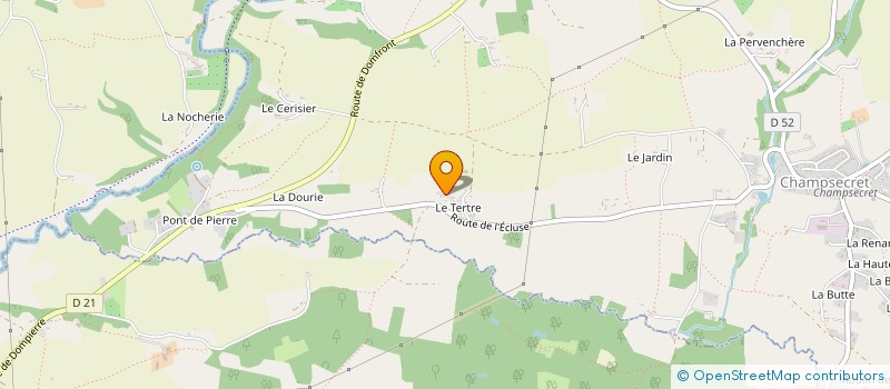 localisation de l'entreprise MONSIEUR EMILE LEBRETON à DOMFRONT-EN-POIRAIE