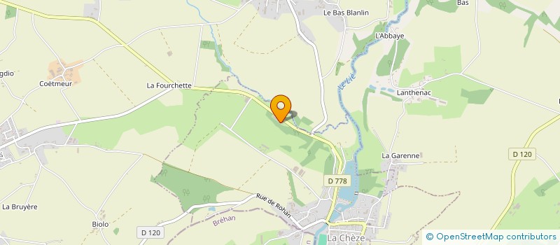 localisation de l'entreprise MONSIEUR EMILE LENORMAND  PLUMIEUX