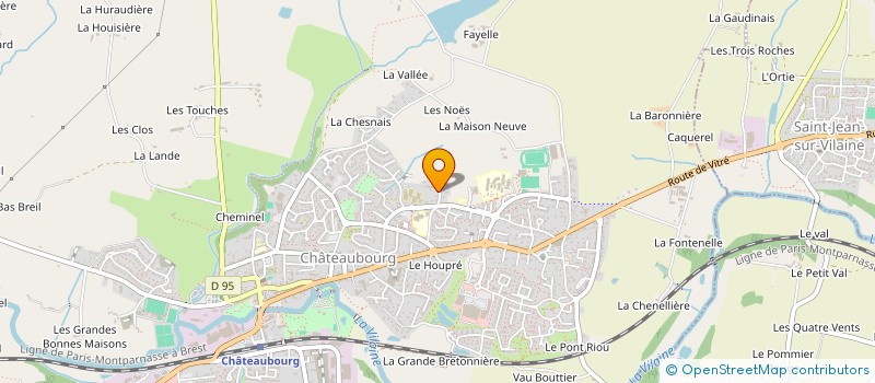 localisation de l'entreprise MONSIEUR EMILE LIGUET à CHATEAUBOURG