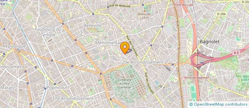 localisation de l'entreprise MONSIEUR EMILE LLORET  PARIS