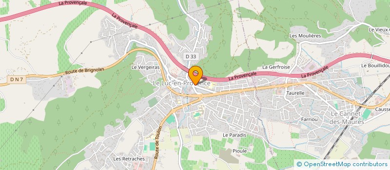 localisation de l'entreprise MONSIEUR EMILE LO RE  LE LUC