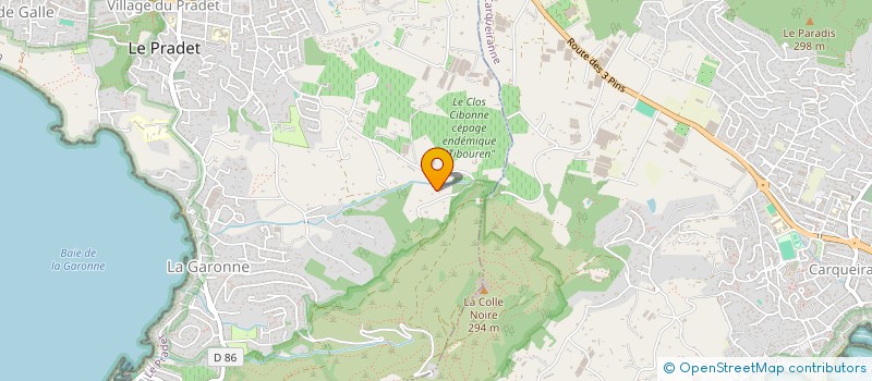 localisation de l'entreprise MONSIEUR EMILE LOUDCHER  LE PRADET