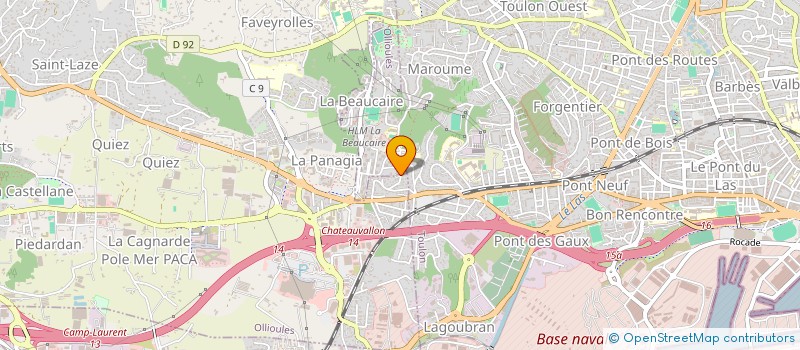 localisation de l'entreprise MONSIEUR EMILE LOUIS  OLLIOULES
