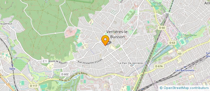 localisation de l'entreprise MONSIEUR EMILE LOUISNARD à VERRIERES-LE-BUISSON