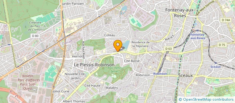 localisation de l'entreprise MONSIEUR EMILE LOUISNARD à LE PLESSIS-ROBINSON