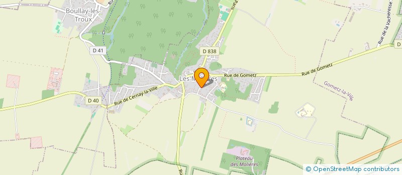 localisation de l'entreprise MONSIEUR EMILE MAILLET  LES MOLIERES