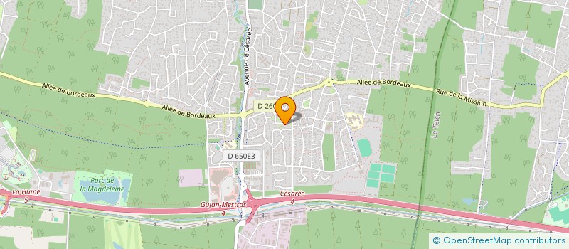 localisation de l'entreprise MONSIEUR EMILE MALLET à GUJAN-MESTRAS