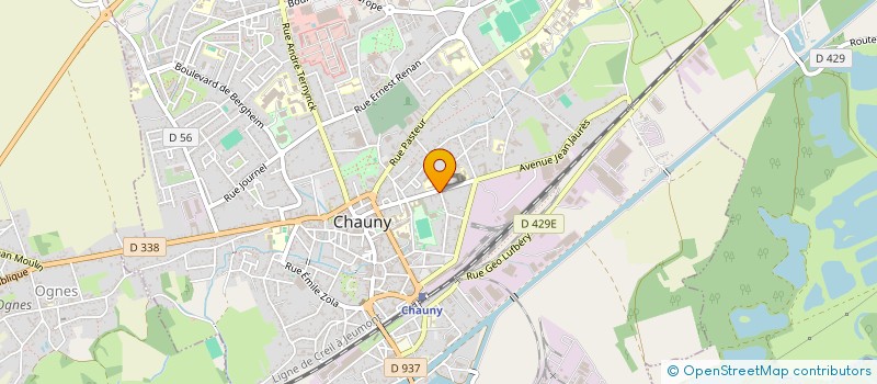 localisation de l'entreprise MONSIEUR EMILE MAMOU MANI  CHAUNY