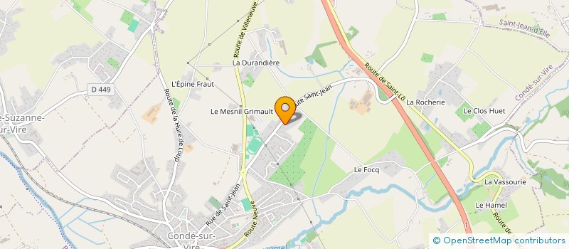 localisation de l'entreprise MONSIEUR EMILE MARIE à CONDE-SUR-VIRE