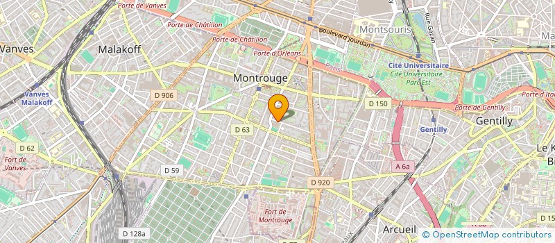 localisation de l'entreprise MONSIEUR EMILE MARIGNY à MONTROUGE