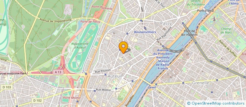 localisation de l'entreprise MONSIEUR EMILE MARTIN  PARIS