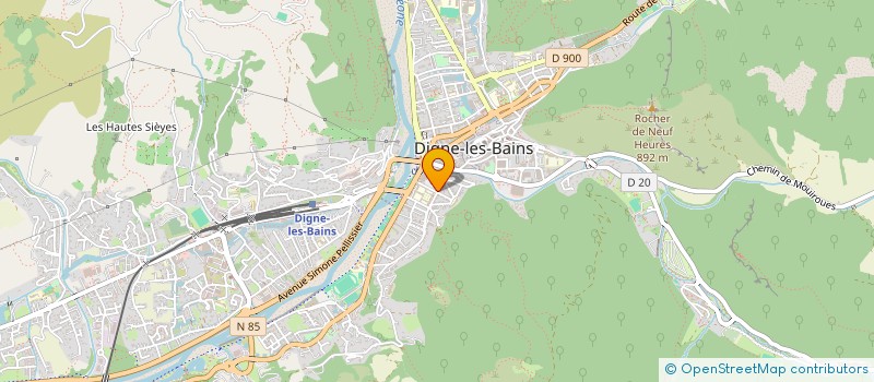 localisation de l'entreprise MONSIEUR EMILE MARTIN à DIGNE-LES-BAINS