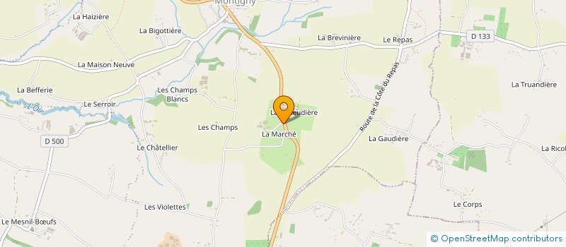 localisation de l'entreprise MONSIEUR EMILE MARTIN  ISIGNY-LE-BUAT