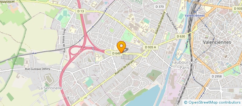 localisation de l'entreprise MONSIEUR EMILE MASSON  VALENCIENNES