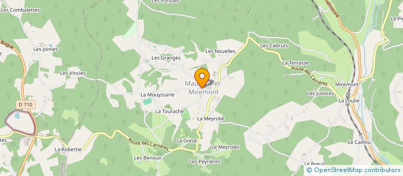 localisation de l'entreprise MONSIEUR EMILE MATHIAS  SAINT-CHAMASSY