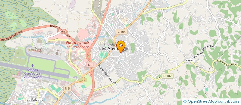 localisation de l'entreprise MONSIEUR EMILE MAYOUTE à LES ABYMES