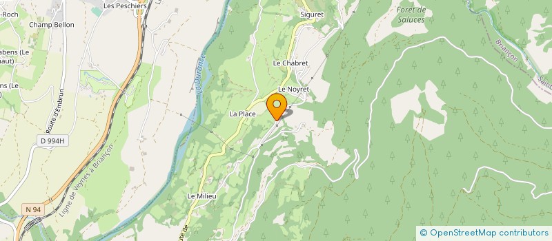 localisation de l'entreprise MONSIEUR EMILE MEISSIREL  LES ORRES