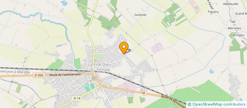 localisation de l'entreprise MONSIEUR EMILE MIEULET  ALBEFEUILLE LAGARDE