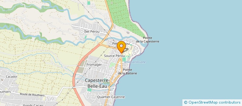 localisation de l'entreprise MONSIEUR EMILE MOBETIE-JACQUET  CAPESTERRE-BELLE-EAU