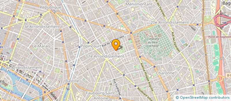 localisation de l'entreprise MONSIEUR EMILE MONTEIRO  PARIS