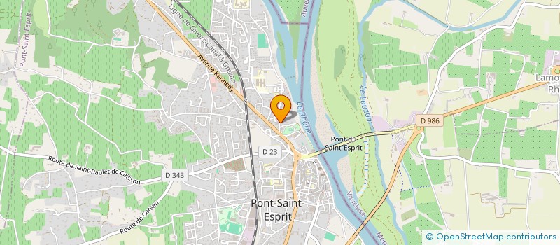 localisation de l'entreprise MONSIEUR EMILE MORALDI à PONT-SAINT-ESPRIT