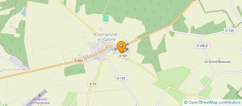 localisation de l'entreprise MONSIEUR EMILE MOREAU à CHAMPROND-EN-GATINE