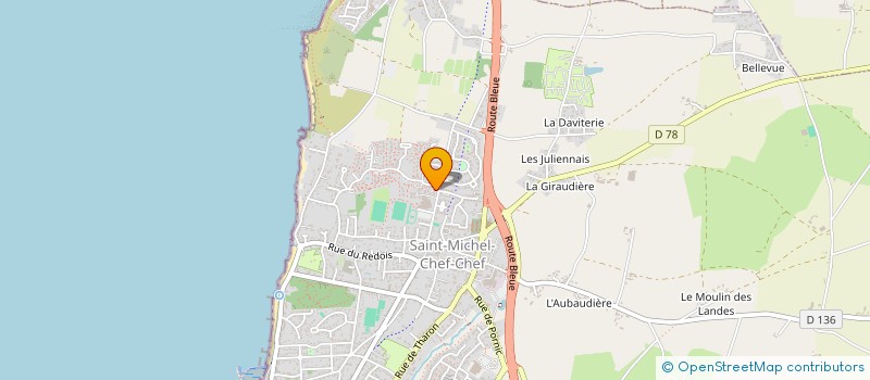 localisation de l'entreprise MONSIEUR EMILE MOREAU  SAINT-MICHEL-CHEF-CHEF