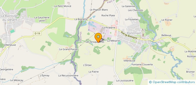 localisation de l'entreprise MONSIEUR EMILE MOREAU  PONTMAIN