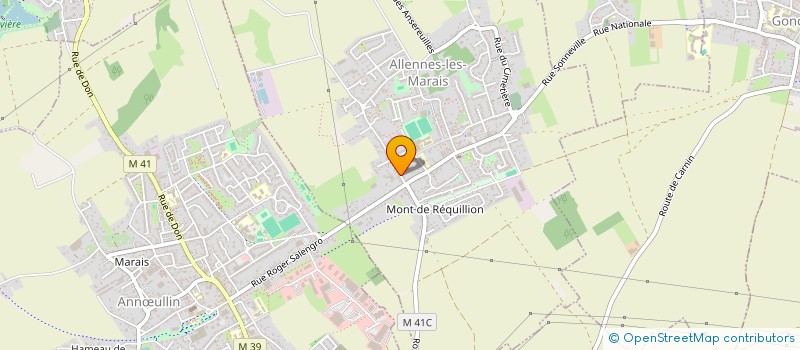 localisation de l'entreprise MONSIEUR EMILE MORTELECQUE  ALLENNES-LES-MARAIS