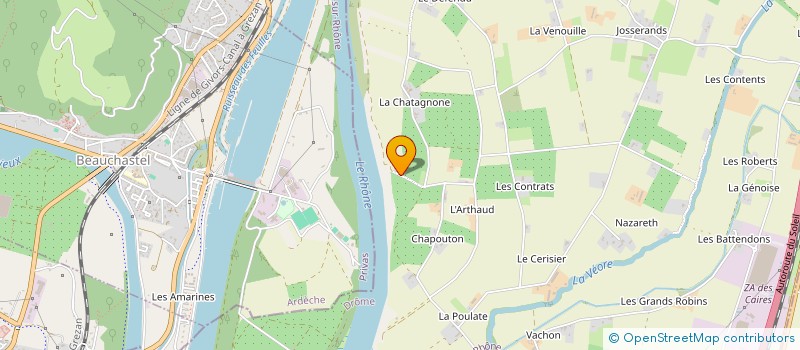 localisation de l'entreprise MONSIEUR EMILE MOUNIER  PORTES LES VALENCE