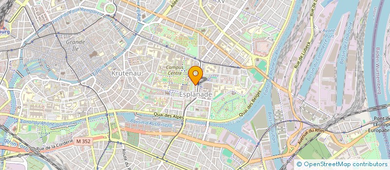 localisation de l'entreprise MONSIEUR EMILE MUENTZER à STRASBOURG