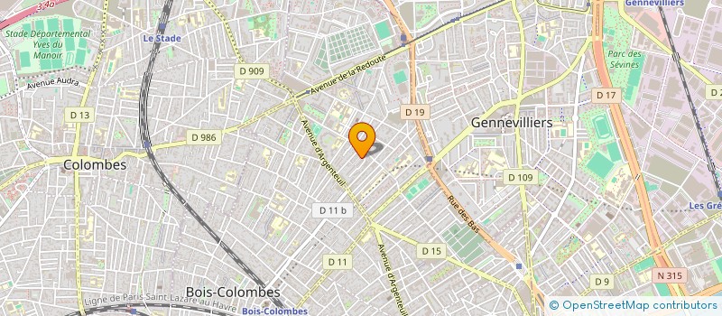 localisation de l'entreprise MONSIEUR EMILE OBEID à ASNIERES-SUR-SEINE