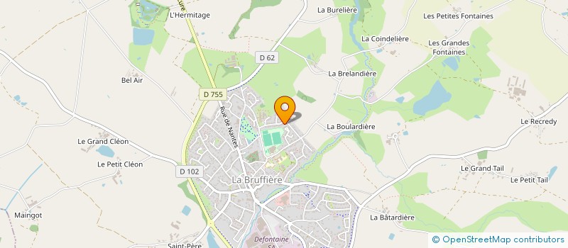 localisation de l'entreprise MONSIEUR EMILE OGEREAU à LA BRUFFIERE