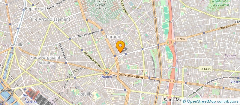 localisation de l'entreprise MONSIEUR EMILE OUROUMOV  PARIS