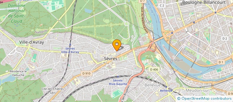 localisation de l'entreprise MONSIEUR EMILE PASQUET à SEVRES