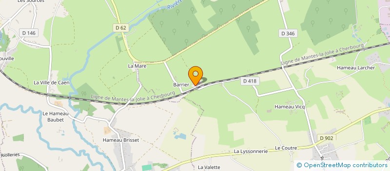 localisation de l'entreprise MONSIEUR EMILE PASSILLY  YVETOT-BOCAGE