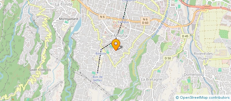 localisation de l'entreprise MONSIEUR EMILE PAUL  SAINT-DENIS