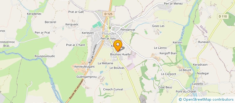 localisation de l'entreprise MONSIEUR EMILE PERON  PLOUIDER