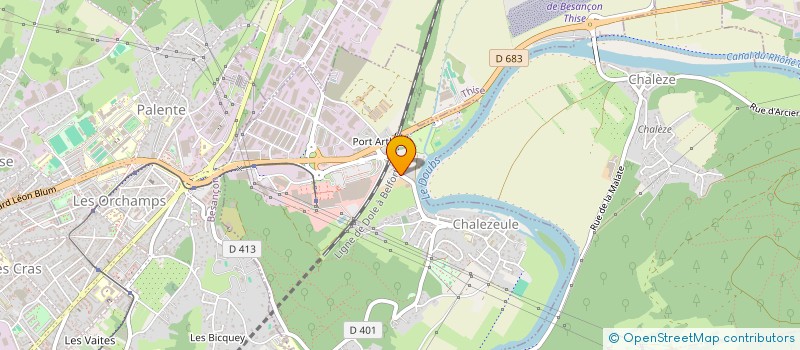 localisation de l'entreprise MONSIEUR EMILE PIGUET  CHALEZEULE