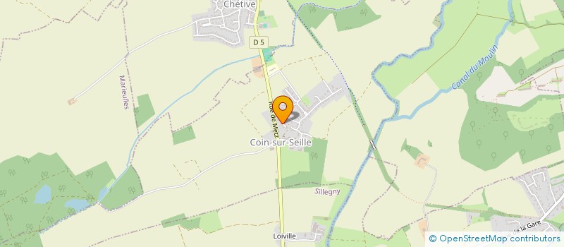 localisation de l'entreprise MONSIEUR EMILE PINO  COIN-SUR-SEILLE