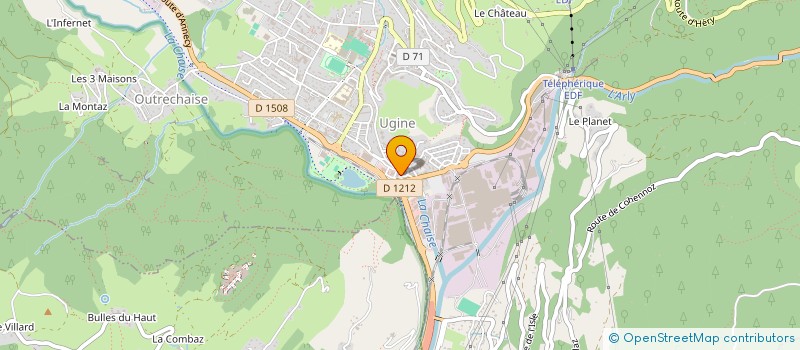 localisation de l'entreprise MONSIEUR EMILE PLOT  UGINE