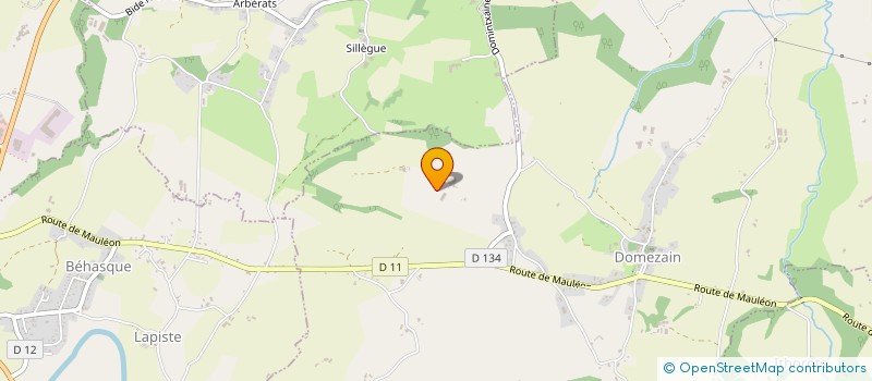 localisation de l'entreprise MONSIEUR EMILE POCHELU  DOMEZAIN-BERRAUTE