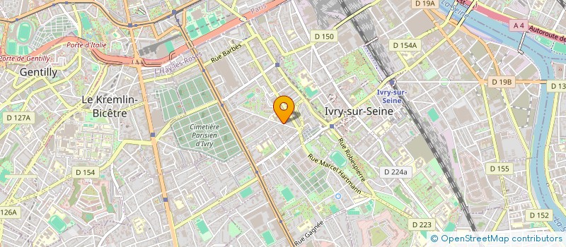 localisation de l'entreprise MONSIEUR EMILE POISSON à IVRY-SUR-SEINE