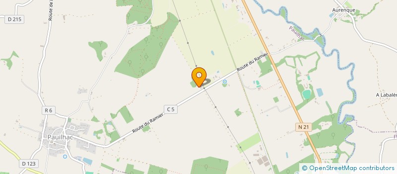 localisation de l'entreprise MONSIEUR EMILE POLES  LA SAUVETAT